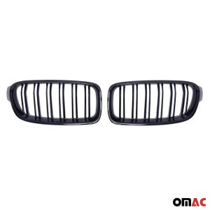 BMW F30 Grille - Omac - M-Tech - Gloss Black - '13-'19